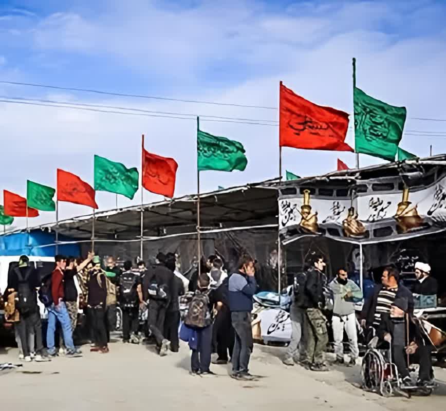 حضور موکب کانون فرهنگي هنري ولايت در جوار حرم امام حسين