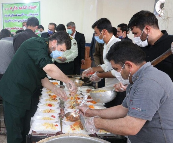 اسکان روزانه 800 نفر در موکب کانون فرهنگي هنري امام حسن